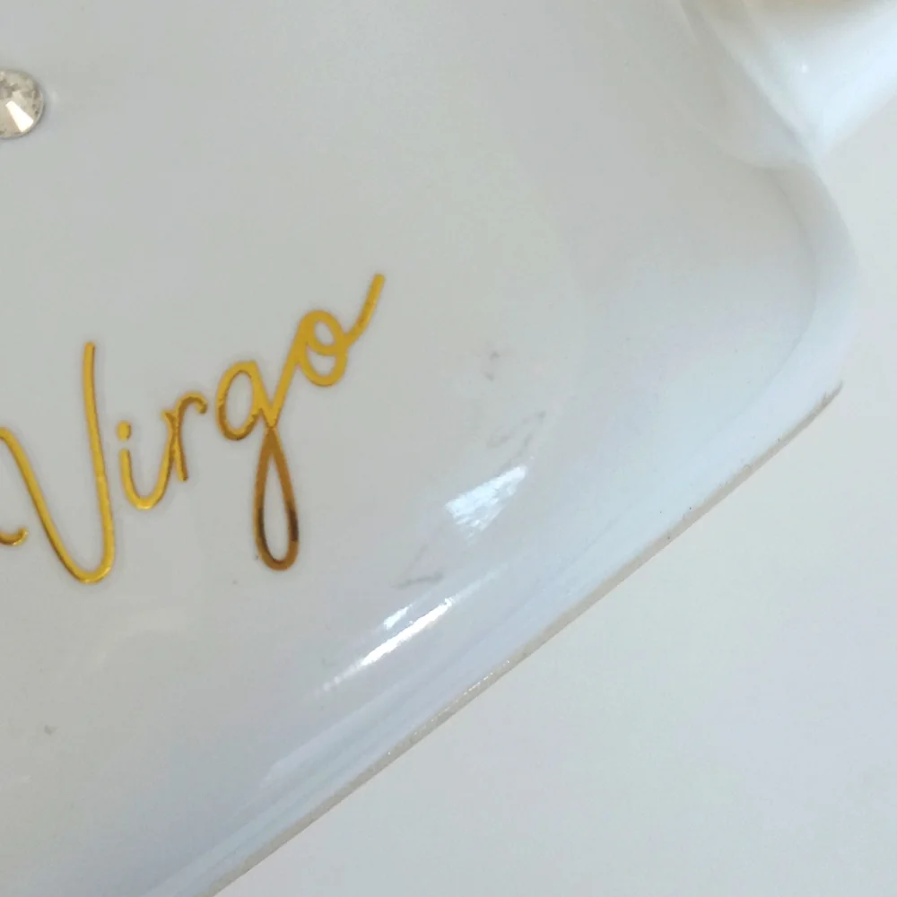 Virgo Astrological Jeweled Bling Coffe Mug - Picture 6 of 7